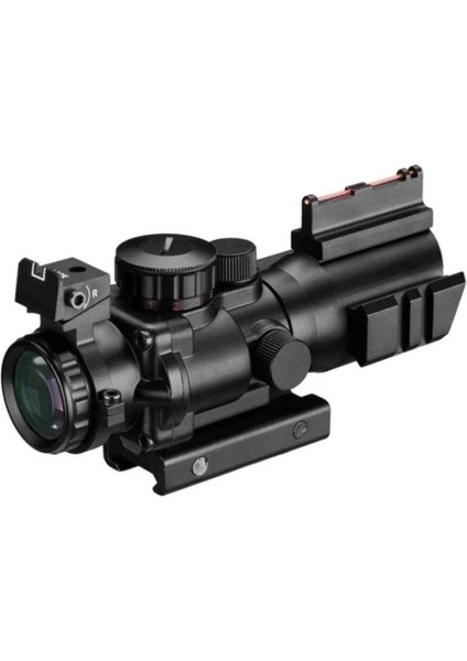 Spike 4X32 Kırmızı Işıklı Dürbün 4X32