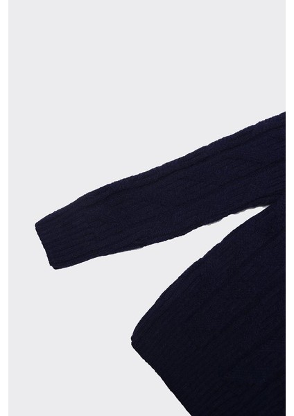 Klasik Stil Tam Balıkçı Yaka Erkek KAZAK-KAW6902W fiyatları