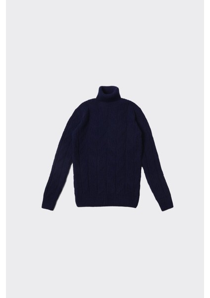 Klasik Stil Tam Balıkçı Yaka Erkek KAZAK-KAW6902W modelleri