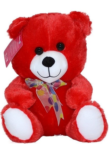 1181KR Oturan Ayı 30 cm Kırmızı