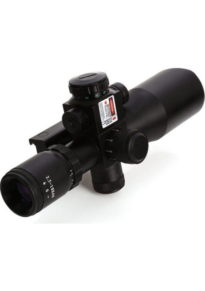 Süper Zoomlu Lazerli Profesyonel Dürbün 2.5 - 10 x 40/e