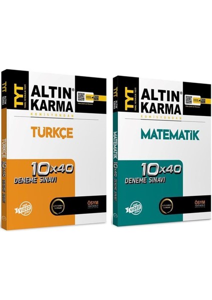 TYT Matematik ve Türkçe Deneme Seti 2 Kitap