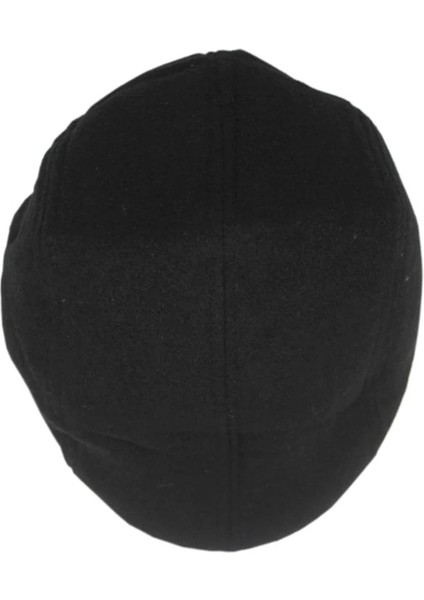 Yoncatoptan Kış ve Sonbahar Için Kulaksız Siyah Kasket Şapka Rahat ve Esnek