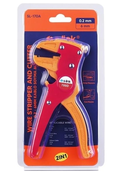 SL-170A 0.2-6mm Kablo Soyma Aleti