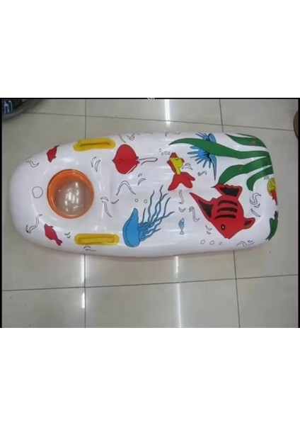 Çocuklar Için Figürlü Şişme Deniz Yatağı