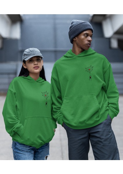 Your Kalpli Örümcek Ağı Sevgili Sweatshirt Kombini Ikili Set