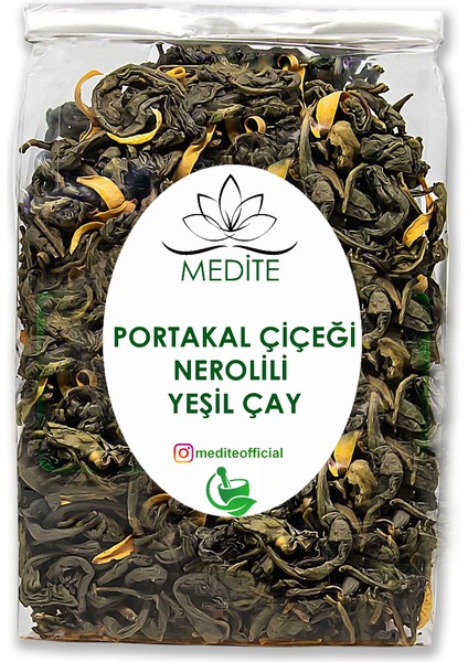 Portakal Çiçeği Nerolili Yeşil Çay 50gr