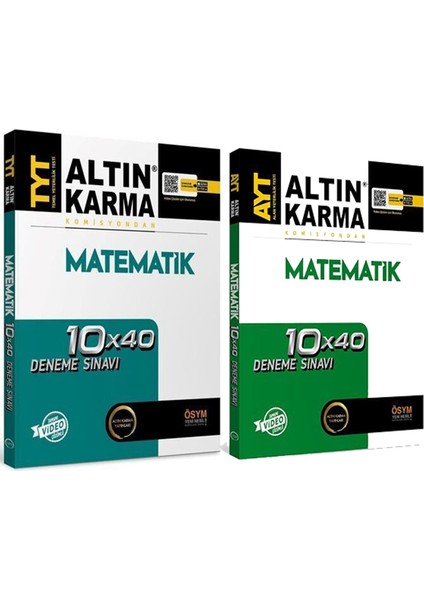 TYT Matematik Deneme ve AYT Matematik Deneme 2 Kitap