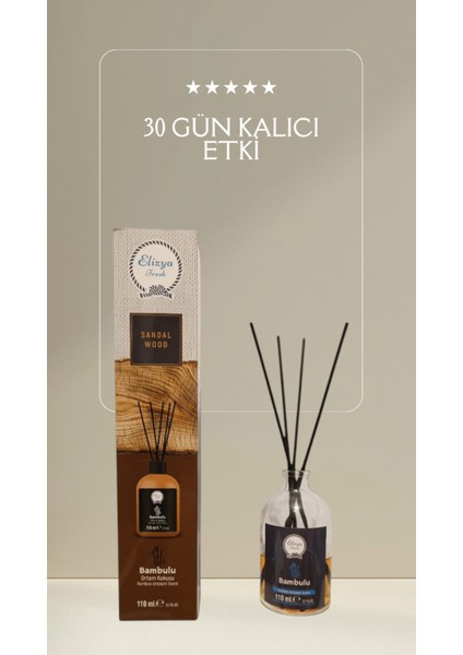 Sandal Wood Cubuklu Bambulu Oda Kokusu 110 Ml.