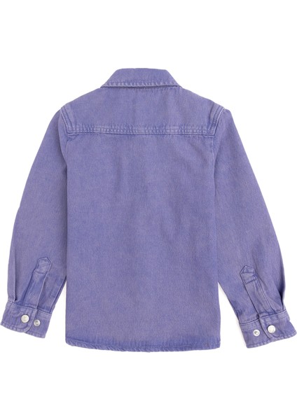 Kız Çocuk Menekşe Gömlek Jean 50291152-VR037 fırsatları