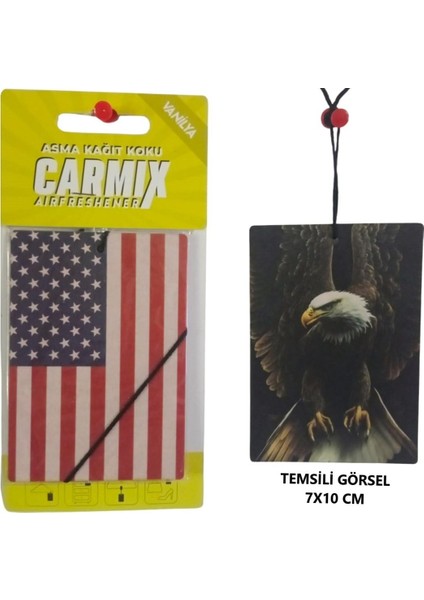 Dekoratif Asma Kağıt Koku Oto Ev Kokusu Kağıt Koku Vanilya Kokulu 1 Adet