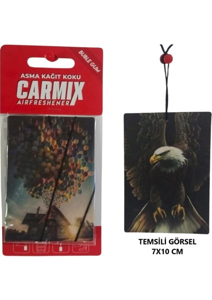 Dekoratif Asma Kağıt Koku Oto Ev Kokusu Kağıt Koku Buble Gum Kokulu 1 Adet