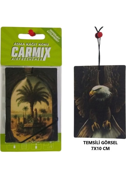 Dekoratif Asma Kağıt Koku Oto Ev Kokusu Kağıt Koku Peppertmint & Strawberry 1 Adet