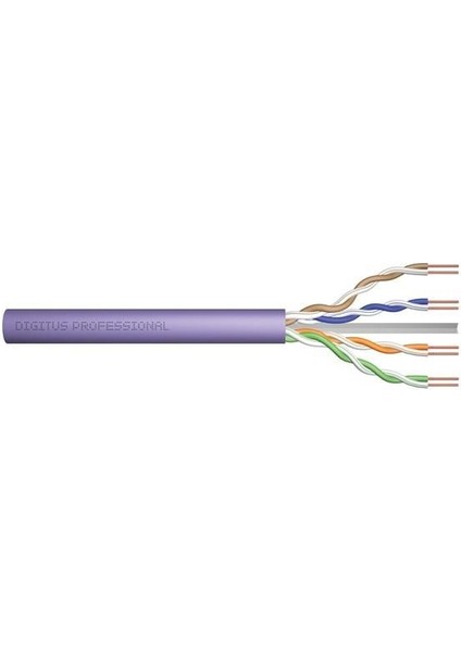 Cat6 Utp 23AWG Gri 500M Makara Saf Bakır Kablo 0.50MM AC-600-5