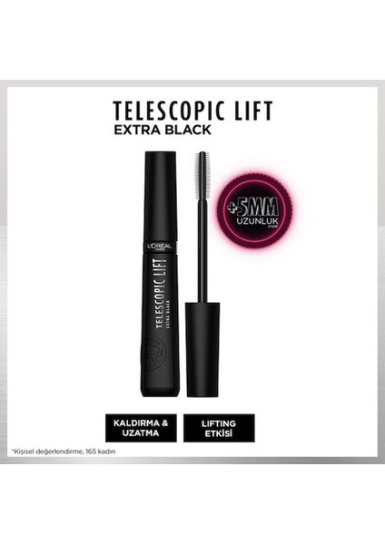 L'oréal Paris Telescopic Lift Extra Black Maskara indirimleri