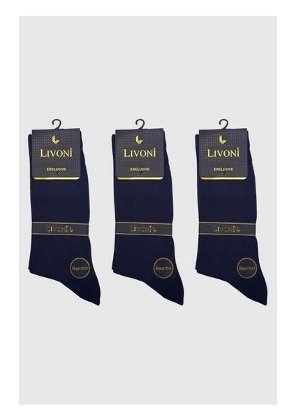 Livoni Dikişsiz Bambu Erkek Çorap