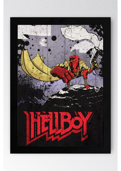 Hellboy Çerçeveli Tablo - Film Posteri Tablo