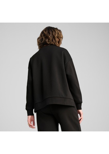 Wardrobe Essentıals Kadın Geniş Kesim Bisiklet Yaka Üst fiyatları