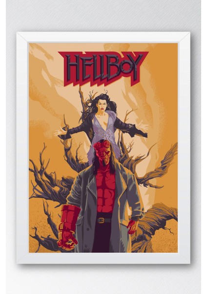 Hellboy Çerçeveli Tablo - Film Posteri Tablo