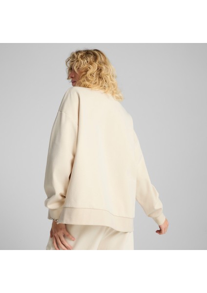 Wardrobe Essentıals Kadın Geniş Kesim Bisiklet Yaka Üst fiyatları