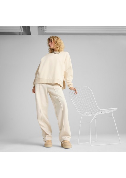 Wardrobe Essentıals Kadın Geniş Kesim Bisiklet Yaka Üst modelleri