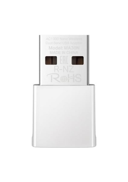 Mercusys MA30N AC1300 Nano Wireless Dual Band USB Adaptör