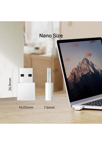 Mercusys MA30N AC1300 Nano Wireless Dual Band USB Adaptör