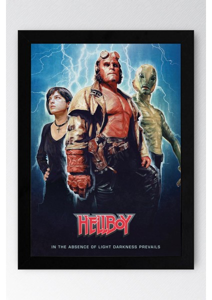 Hellboy Çerçeveli Tablo - Film Posteri Tablo