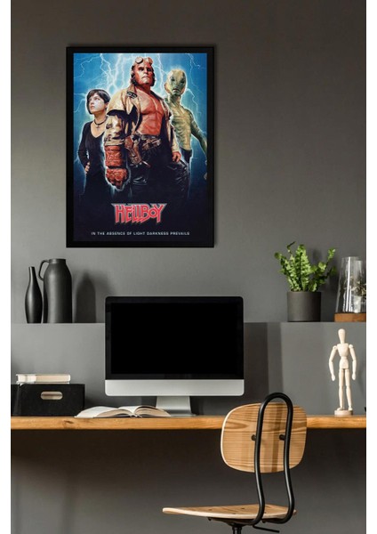 Hellboy Çerçeveli Tablo - Film Posteri Tablo fiyatları