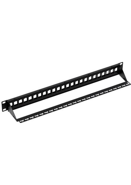 1u 24PORT Cat6 Utp Boş Patch Panel AC-610-24