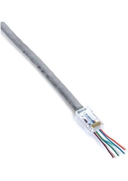 Frısby Cat6 Utp FNW-RJ4528N RJ45 100LÜ Paket Plastik Konnektör (Yeni Nesil)