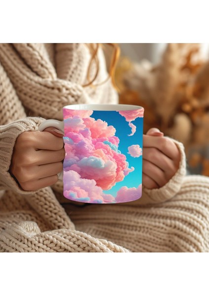 Bulut Şeklinde 3 Boyutlu Tasarım Seramik Kupa Mug modelleri
