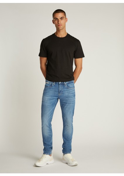 Normal Bel Slim Tapered Erkek Denim Pantolon J30J3265271A4 Slım Taper
