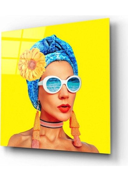 - Sarı Portre Cam Tablo fiyatları
