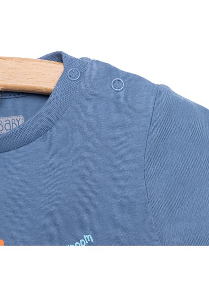 Basic Erkek Kepçe Arabası Baskılı T-Shirt Erkek Bebek fiyatları