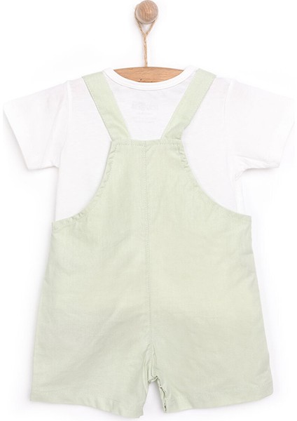Kız Şort Salopet-Tshirt Kız Bebek