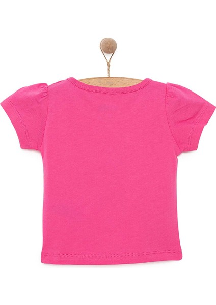 Basic Kız Unicorn Parti Baskılı T-Shirt Kız Bebek