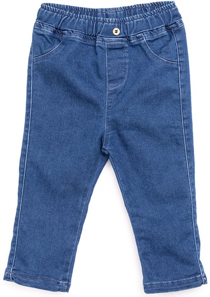 Flowers Kız Denim Pantolon Kız Bebek
