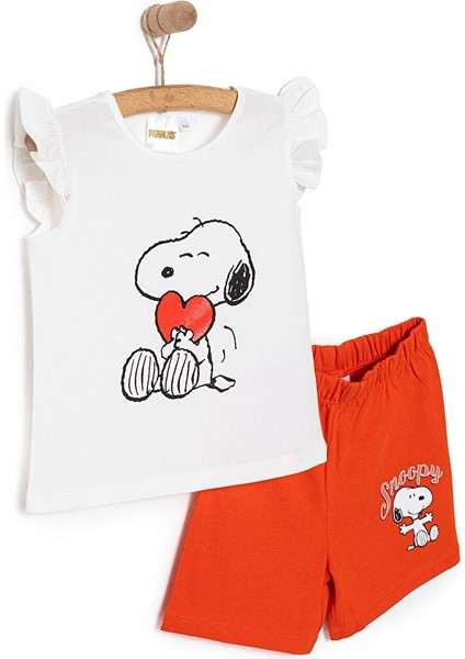 Snoopy Kız Atlet-Şort Kız Bebek
