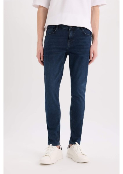 Carlo Skinny Fit Ekstra Dar Kalıp Normal Bel Ekstra Dar Paça Jean Pantolon B3620AX25SP
