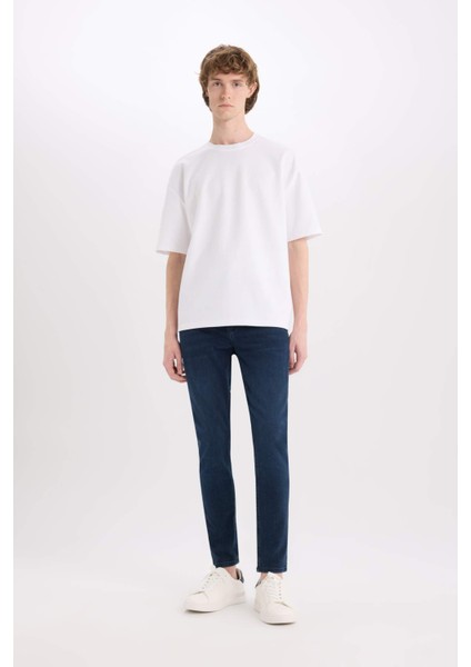 Carlo Skinny Fit Ekstra Dar Kalıp Normal Bel Ekstra Dar Paça Jean Pantolon B3620AX25SP