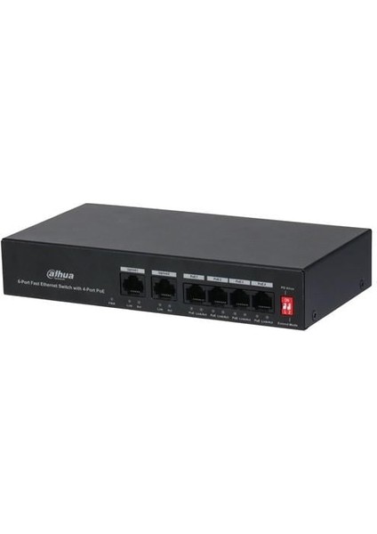 6port 36W 4port Poe PFS3006-4ET-36 10/100 2x-Uplınk Yönetilemez Switch
