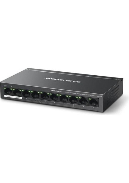 10-Port MS110P 10/100 Yönetilmez 65W 8-Port Poe Swıtch fiyatları
