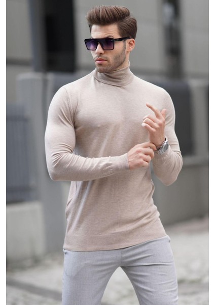 Vizon Balıkçı Yaka Erkek Triko Kazak 6809 fiyatları