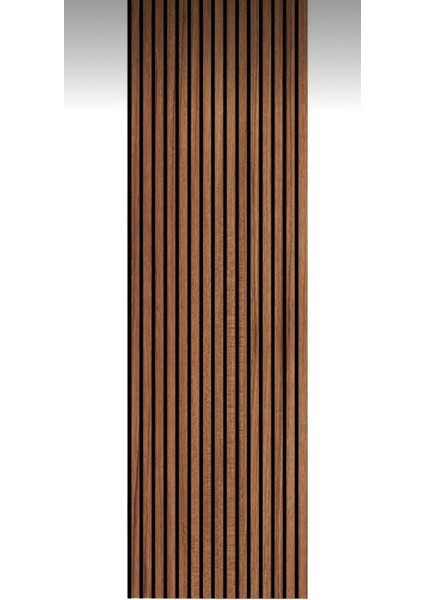60 x 275 Ceviz Plus Akustik Duvar Paneli/ Mdf