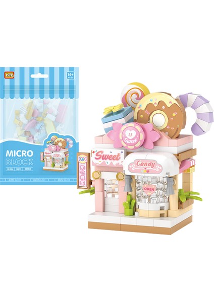 Loz Mini Şeker Dükkanı Oyuncak Yapımı Seti 150 Parça (Yurt Dışından)