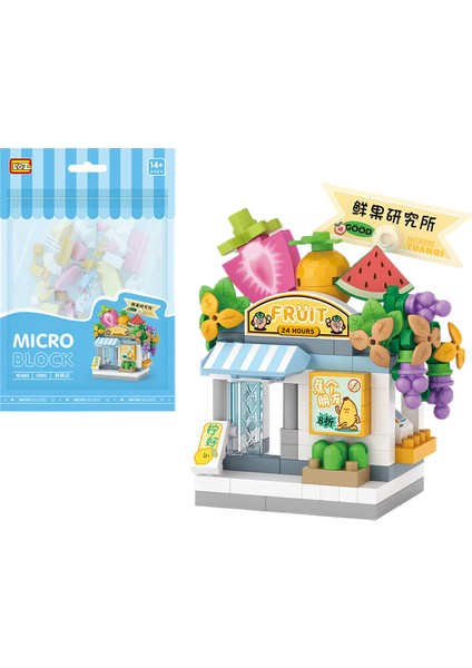 Loz Mini Meyve Dükkanı Oyuncak Yapma Seti 120 Parça (Yurt Dışından)