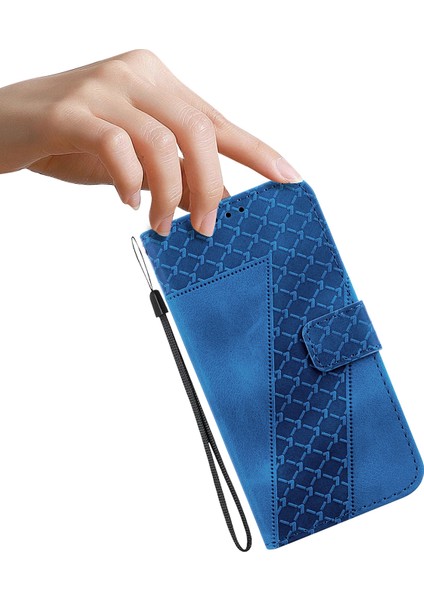 Realme 11 4g Deri Kılıf Cüzdan Kapağı 7 Şekilli Desen (Yurt Dışından)