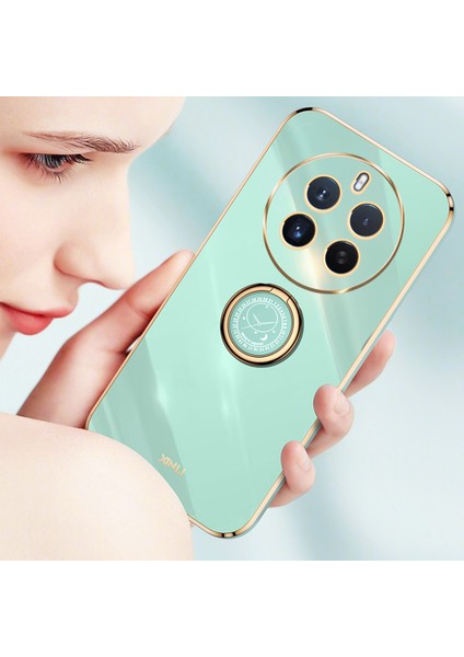 Realme 12 Pro 5g / 12 Pro Plus 5g Kickstand Kılıf Tpu Galvanik Arka Telefon Kapağı (Yurt Dışından)