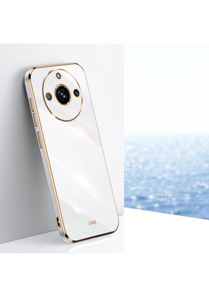 Realme 11 Pro Plus 5g / 11 Pro 5g Tpu Telefon Kılıfı Elektroliz Altın Kenar Damla Korumalı Kapak (Yurt Dışından)